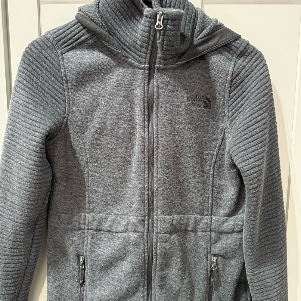 The North Face Women's Gray Full-Zip Hoodie